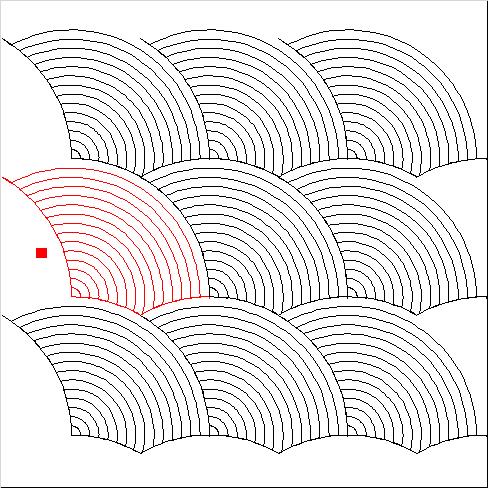 (image for) Baptist Fan Simplified 15 Arcs-L04816*